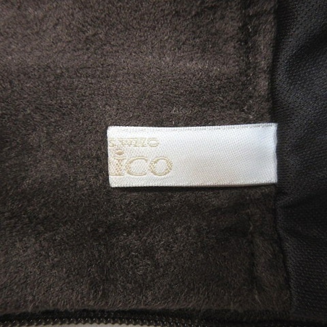 who's who Chico(フーズフーチコ)のフーズフーチコ フレアスカート ミニ フェイクスエード F 茶 ブラウン レディースのスカート(ミニスカート)の商品写真