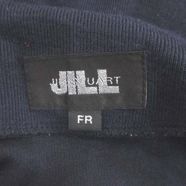 JILL by JILLSTUART(ジルバイジルスチュアート)のジルバイジルスチュアート ニット カットソー 七分袖 リボン F 紺 ネイビー レディースのトップス(ニット/セーター)の商品写真