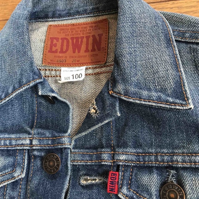 EDWIN(エドウィン)のEDWIN Gジャン　100サイズ キッズ/ベビー/マタニティのキッズ服男の子用(90cm~)(ジャケット/上着)の商品写真