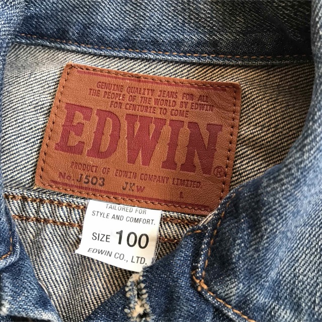 EDWIN(エドウィン)のEDWIN Gジャン　100サイズ キッズ/ベビー/マタニティのキッズ服男の子用(90cm~)(ジャケット/上着)の商品写真