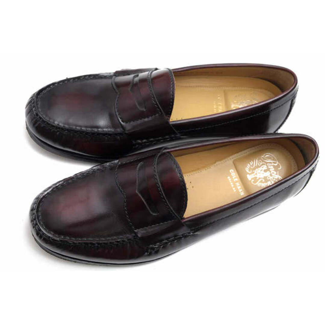 COLE HAAN コールハーン】ペニーローファー 革靴 ブラウン 美品-