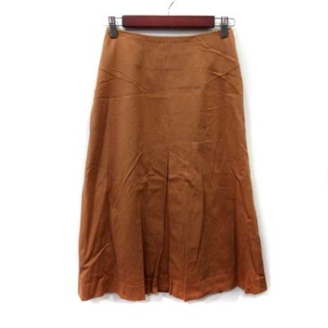 heliopole(エリオポール)のエリオポール 台形スカート ロング 36 茶 ブラウン /YI レディースのスカート(ロングスカート)の商品写真