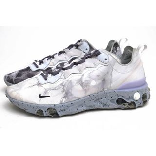 ナイキ(NIKE)のナイキ／NIKE シューズ スニーカー 靴 ローカット メンズ 男性 男性用ナイロン グレー 灰色  CJ3312-001 REACT ELEMENT 55 リアクト エレメント55(スニーカー)