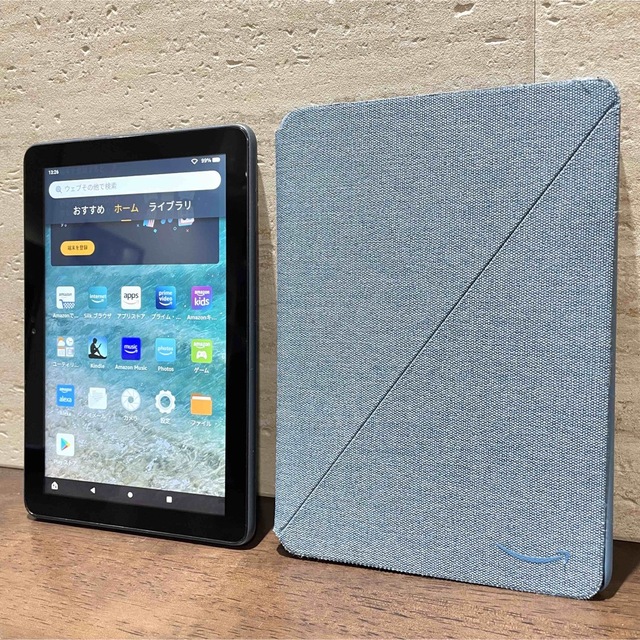 Amazon Fire HD 8 第６世代　純正ケース playストア導入