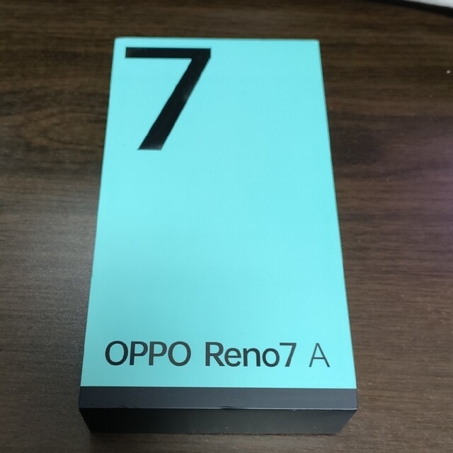 OPPO(オッポ)の【美品】OPPO Reno7 Aスターリーブラック OPG04 スマホ/家電/カメラのスマートフォン/携帯電話(スマートフォン本体)の商品写真