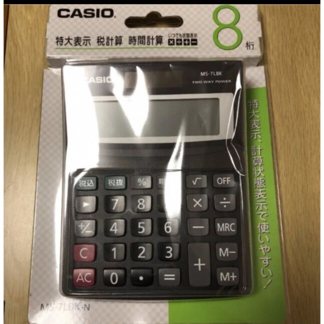 新品未使用】CASIO カシオ 電卓 MS-7LBK-N | gazebogroup.ae