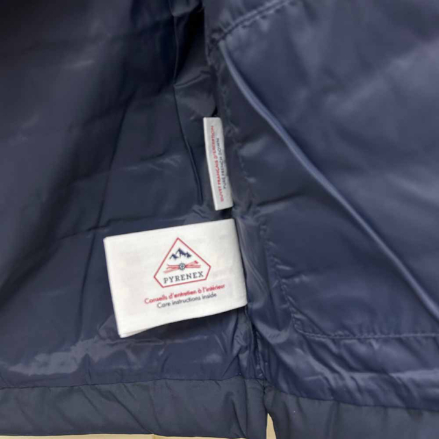 新品 ピレネックス メンズ ダウン ベスト HMO059 ネイビー Lサイズ