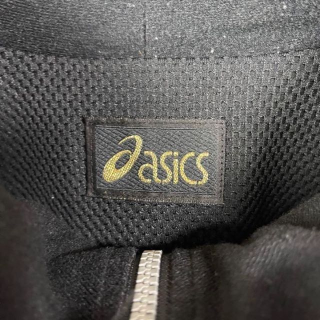 asics(アシックス)の90's ASICS アシックス  日本製　金刺繍　フルジップナイロンパーカー メンズのジャケット/アウター(ナイロンジャケット)の商品写真