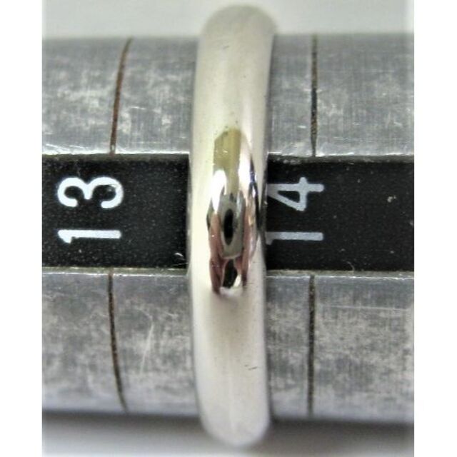 プラチナ 甲丸 マリッジ リング 結婚指輪 サイズ #13.5～#14 男女兼用135
