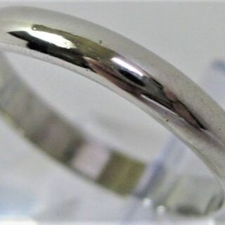 プラチナ 甲丸 マリッジ リング 結婚指輪 サイズ #13.5～#14 男女兼用(リング(指輪))