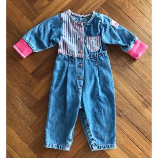 リーバイス(Levi's)のvintage little levi's  デニムオールインワン　12m(カバーオール)