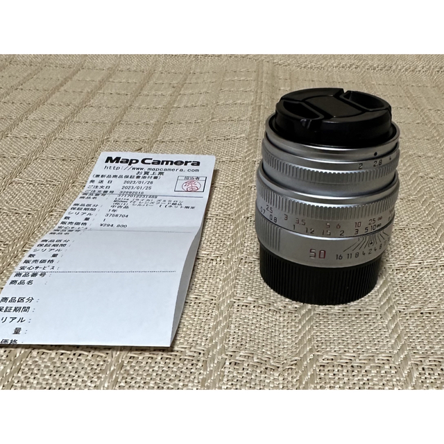 LEICA - Leica ズミクロンM50 mm F2 レンズフード組込(6bit)シルバー