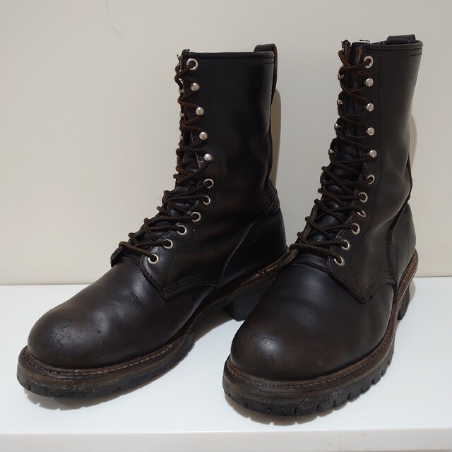 REDWING(レッドウィング)の★希少★９０年代羽タグ　茶芯　レッドウィング６９９　size ９Ｄ　ロガーブーツ メンズの靴/シューズ(ブーツ)の商品写真