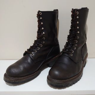 レッドウィング(REDWING)の★希少★９０年代羽タグ　茶芯　レッドウィング６９９　size ９Ｄ　ロガーブーツ(ブーツ)