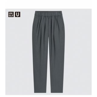 ユニクロ(UNIQLO)のユニクロ　UNIQLO　スウェットギャザーパンツ　M ダークグリーン(カジュアルパンツ)