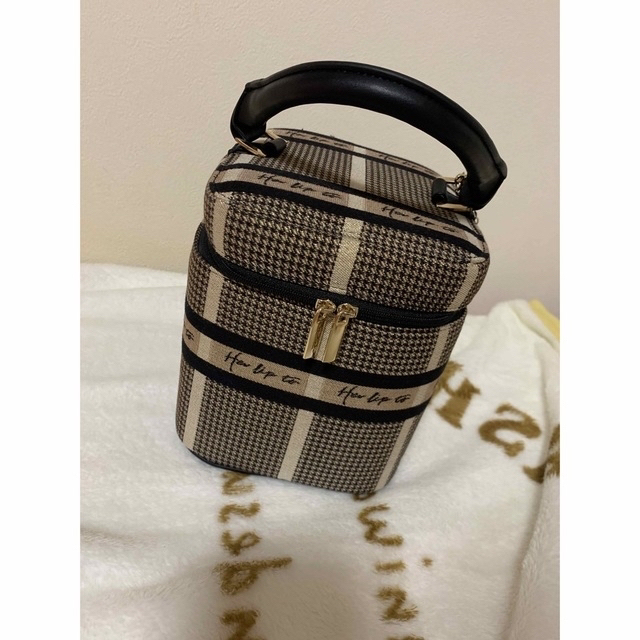 HLT Jacquard Vanity Bag Gold