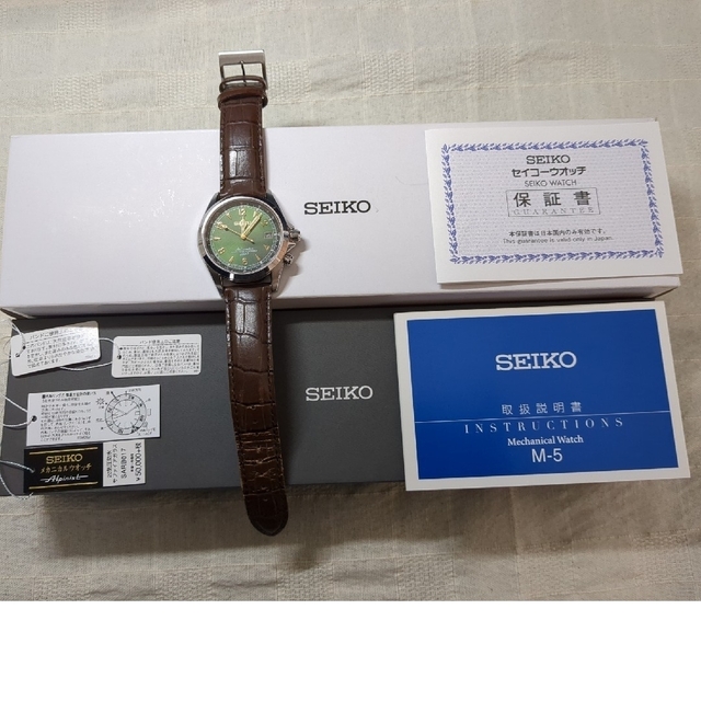 定期入れの SEIKO - セイコー アルピニスト(SARB017) 腕時計(アナログ ...