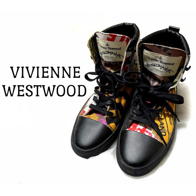 Vivienne Westwood(ヴィヴィアンウエストウッド)のヴィヴィアンウエストウッド【美品】フラワー×ダクトテープ 総柄 スニーカー レディースの靴/シューズ(スニーカー)の商品写真