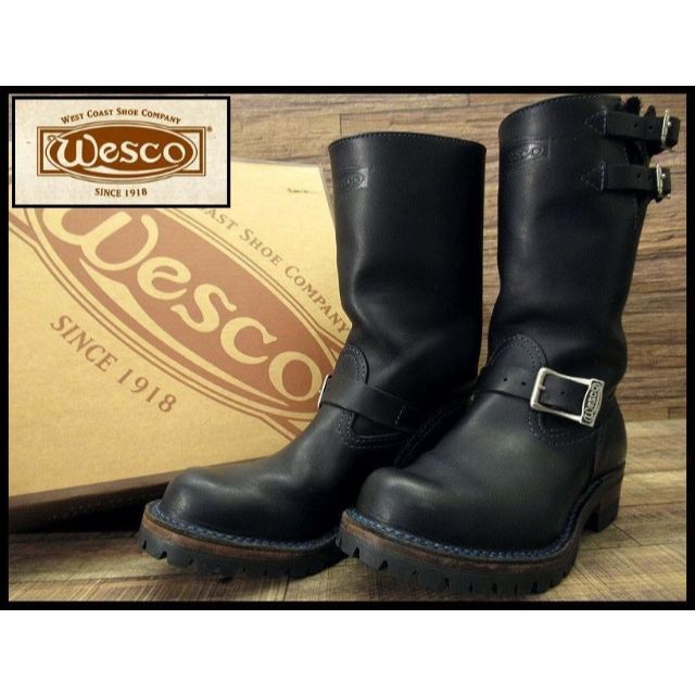 定番 カスタム ウエスコ - Wesco ボス 26.0 ブーツ エンジニア レザー