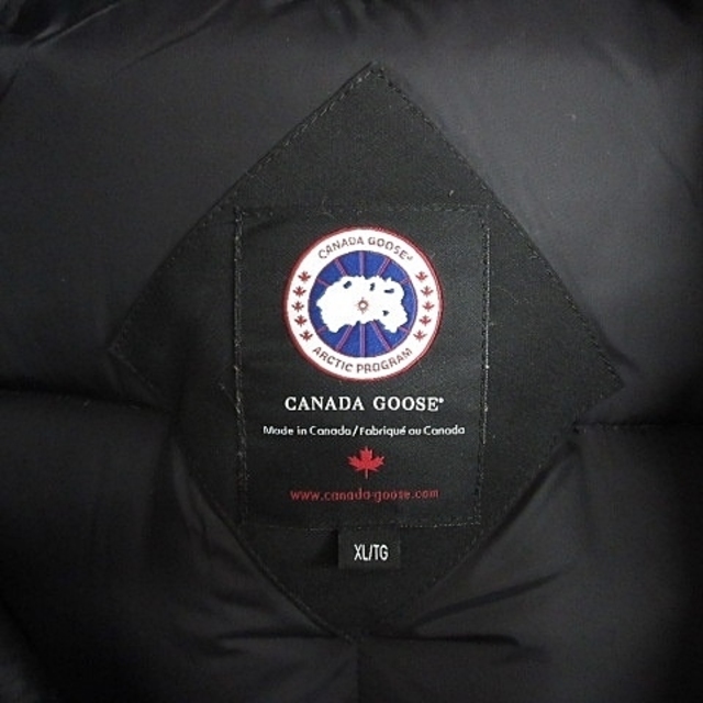 CANADA GOOSE(カナダグース)のカナダグース エクスペディションパーカー ダウンジャケット ブラック XL  メンズのジャケット/アウター(ダウンジャケット)の商品写真