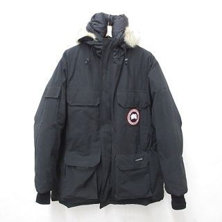 カナダグース(CANADA GOOSE)のカナダグース エクスペディションパーカー ダウンジャケット ブラック XL (ダウンジャケット)