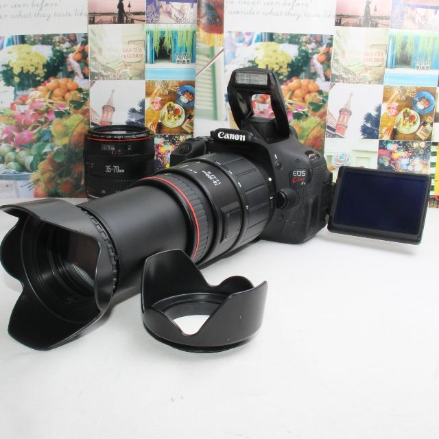❤️新品カメラバック付❤️Canon EOS kiss x5 超望遠ダブル ❤️新品カメラバック付❤️Canon EOS kiss x5 超望遠ダブル