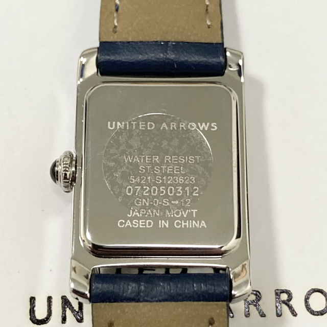 新品 定価2 ユナイテッドアローズ 腕時計UBC SQ LEATHER-