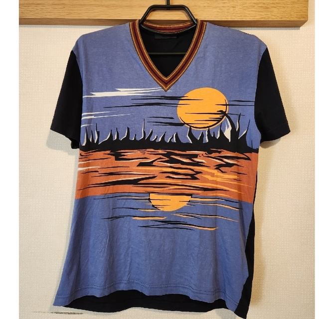 PRADA(プラダ)のビーバー様専用　PRADA　Tシャツ　メンズ　M　ボタニカル メンズのトップス(Tシャツ/カットソー(七分/長袖))の商品写真