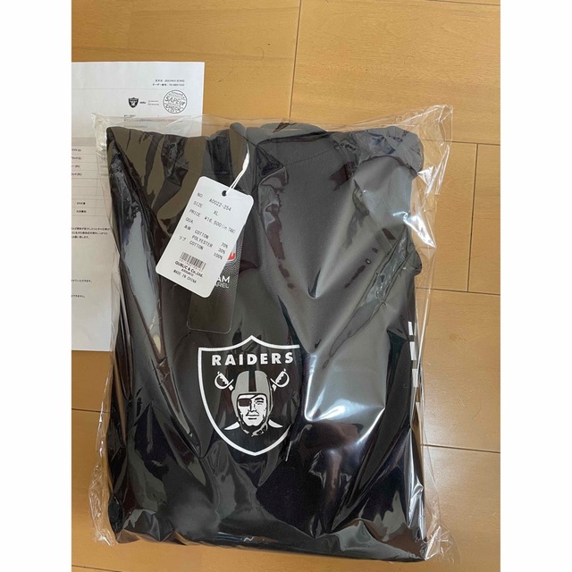 RAIDERS×SAPEur HOODIE 新品未使用　ブラックXL 正規品