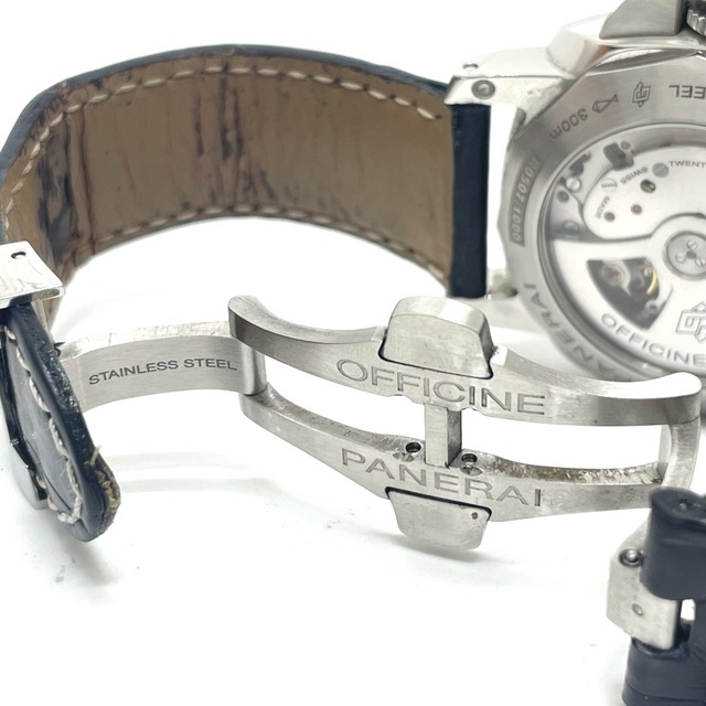 パネライ PANERAI ルミノール 1950 マリーナ 3DAYS アッチャイオ PAM00499 自動巻 デイト 腕時計 SS シルバー