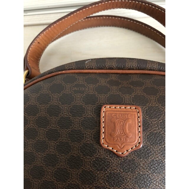 celine - 希少 オールドセリーヌ マカダム ハンドバッグ ドーム型