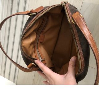celine - 希少 オールドセリーヌ マカダム ハンドバッグ ドーム型
