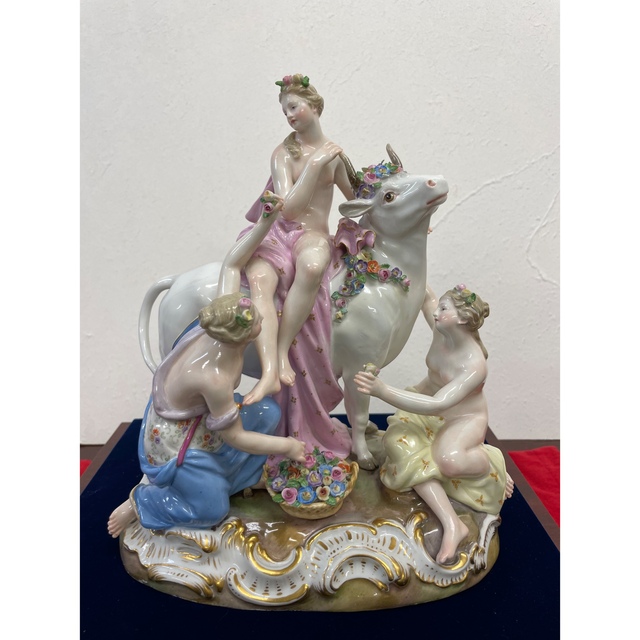 特価ブランド マイセン フィギュリン エウロパと雄牛 大型 Meissen