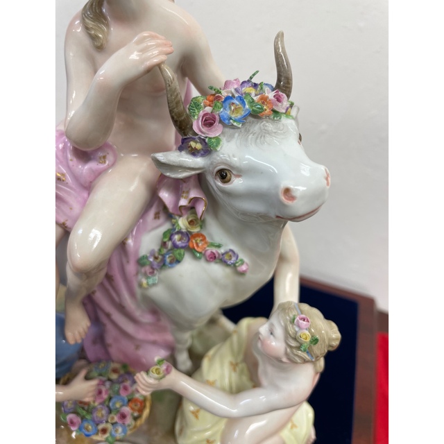 マイセン フィギュリン エウロパの誘拐 Meissen 大型 エウロパと雄牛 マイセン フィギュリン エウロパの誘拐 Meissen 大型 エウロパと雄牛