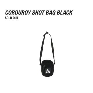 パレス(PALACE)のPalace Corduroy Shot Bag Black(ショルダーバッグ)