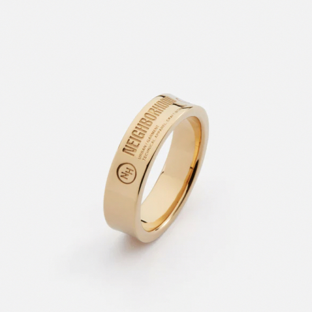 NEIGHBORHOOD(ネイバーフッド)のNEIGHBORHOOD GOLD PLAIN RING15号 メンズのアクセサリー(リング(指輪))の商品写真