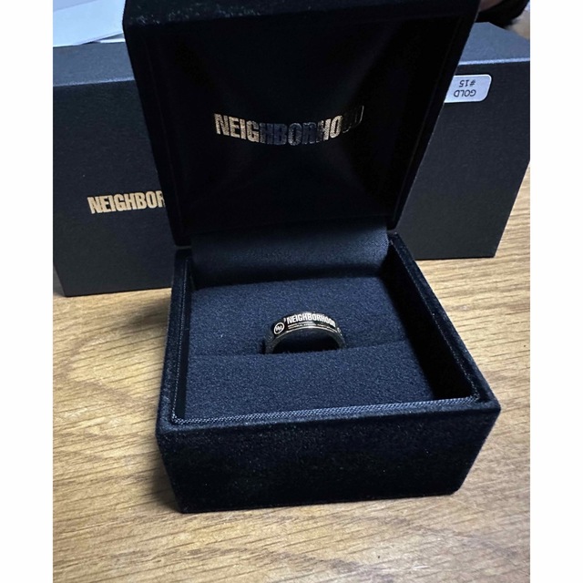 NEIGHBORHOOD(ネイバーフッド)のNEIGHBORHOOD GOLD PLAIN RING15号 メンズのアクセサリー(リング(指輪))の商品写真