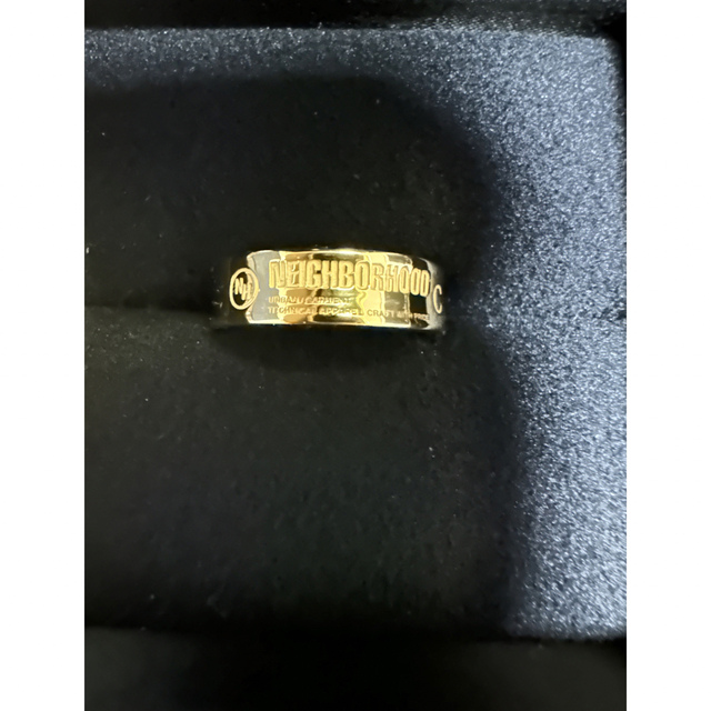 NEIGHBORHOOD GOLD PLAIN RING15号-