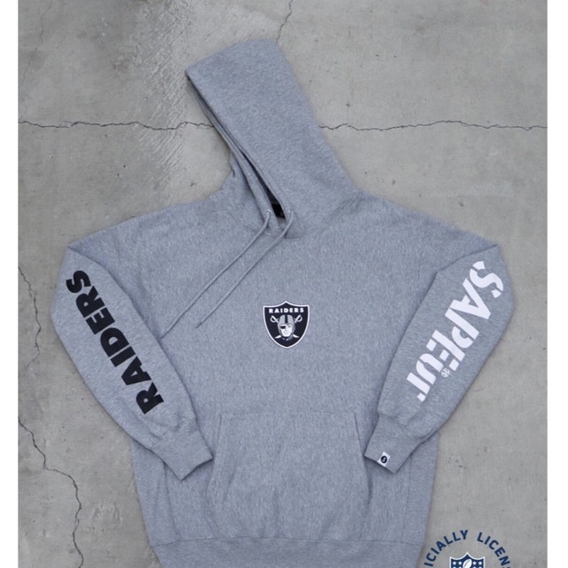 RAIDERS×SAPEur HOODIE 新品未使用　ブラックXL 正規品