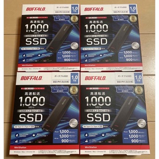 Buffalo - バッファロー SSD-PH1.0U3-BC 4台の通販 by KAZOO7GO's shop ...