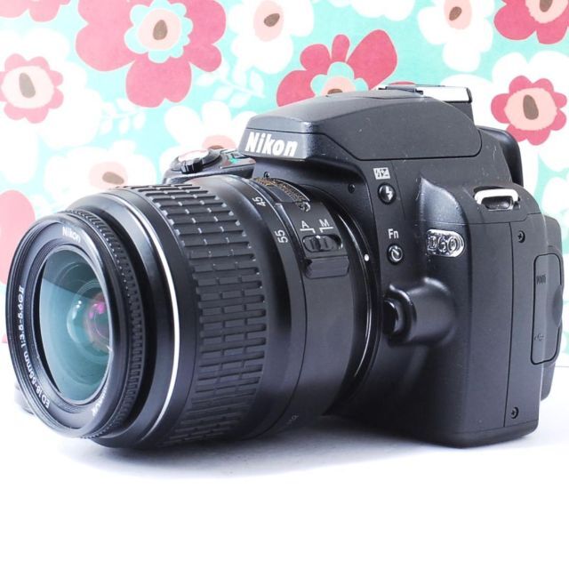 標準18-55mmレンズ❤️初心者お勧め❤Nikon Ｄ60❤️小さい軽るい簡単綺麗❤届いてすぐ使える❤