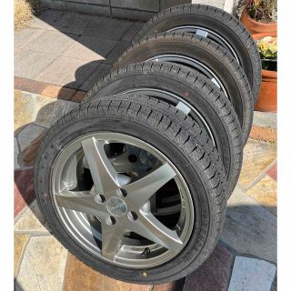 165/55R15 アルミ付きスタッドレス4本セット(タイヤ・ホイールセット)