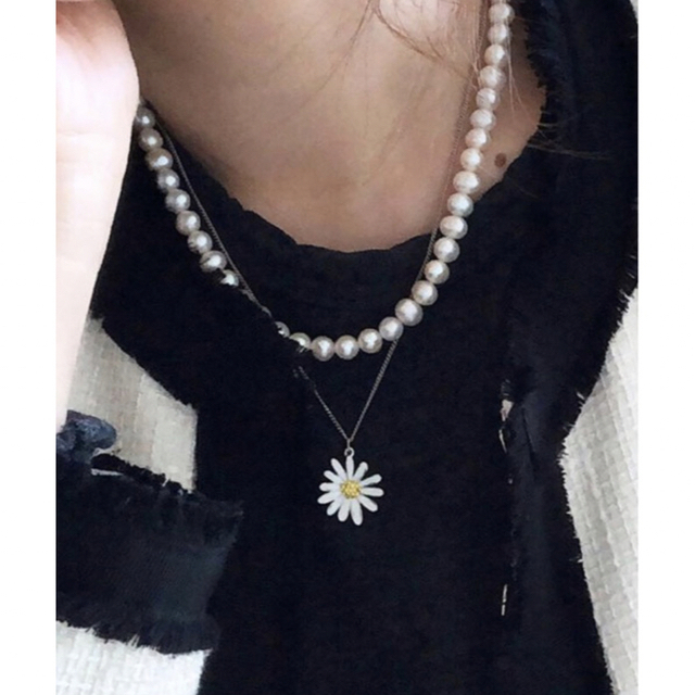 ZARA(ザラ)のVINTAGE HOLLYWOOD NATURAL PEARL NECKLACE レディースのアクセサリー(ネックレス)の商品写真