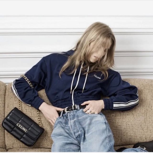 日本初の celine クロップド トラックスーツジャケット ジャージ
