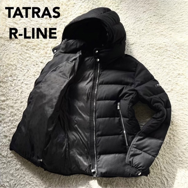 TATRAS - 【美品】タトラス　Rライン　ダウンジャケット　ドミツァーノ　ブラック　総柄　L