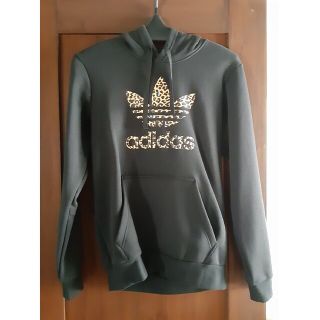 美品✨　adidas レオパード　ファー　ボア　パーカー　XS