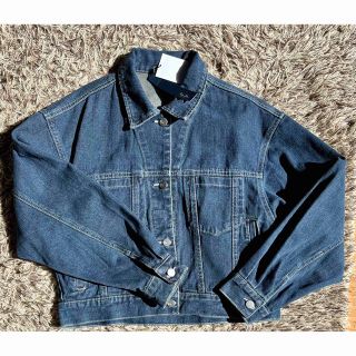 Pauline - Pauline Bleu simple denim iacket  ジージャン