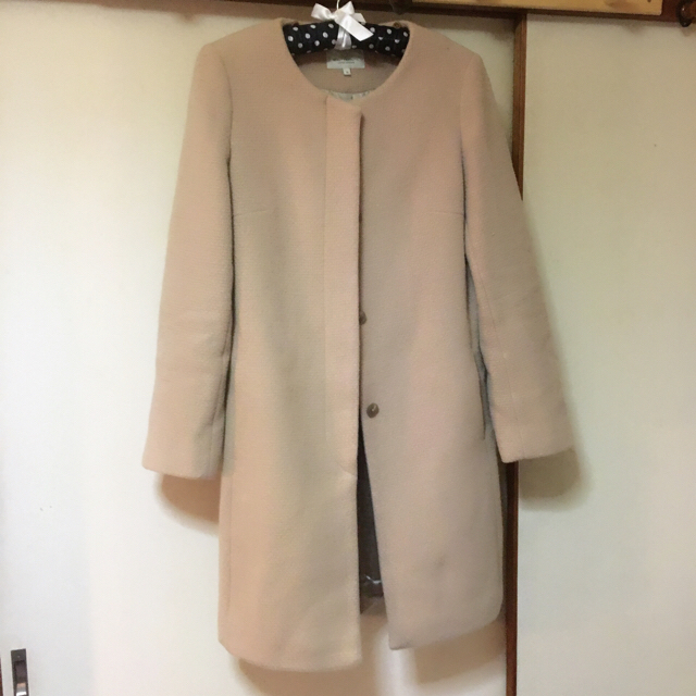 UNITED ARROWS(ユナイテッドアローズ)のbeauty&youth  ノーカラーコート レディースのジャケット/アウター(ロングコート)の商品写真