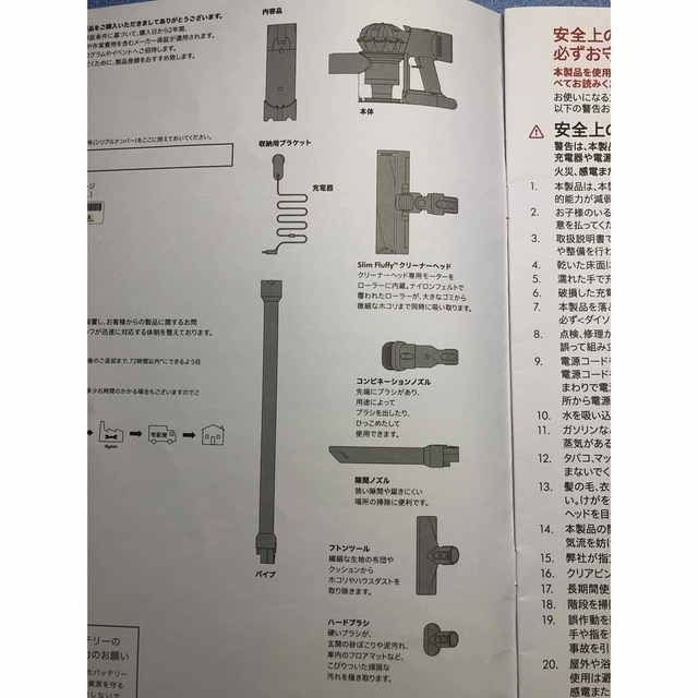 Dyson(ダイソン)の【純正品】dyson 掃除機  付属パーツ　6点セット スマホ/家電/カメラの生活家電(掃除機)の商品写真