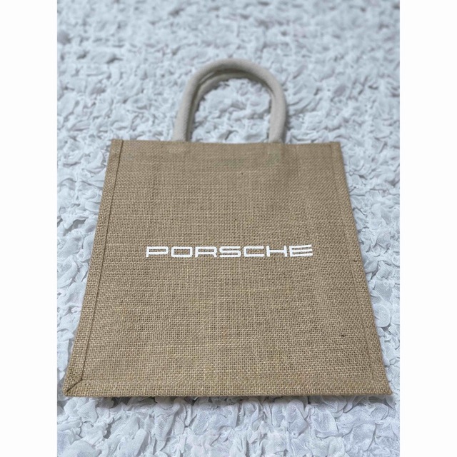 Porsche(ポルシェ)の【Porsche】麻バック/ノベルティ 自動車/バイクの自動車/バイク その他(その他)の商品写真